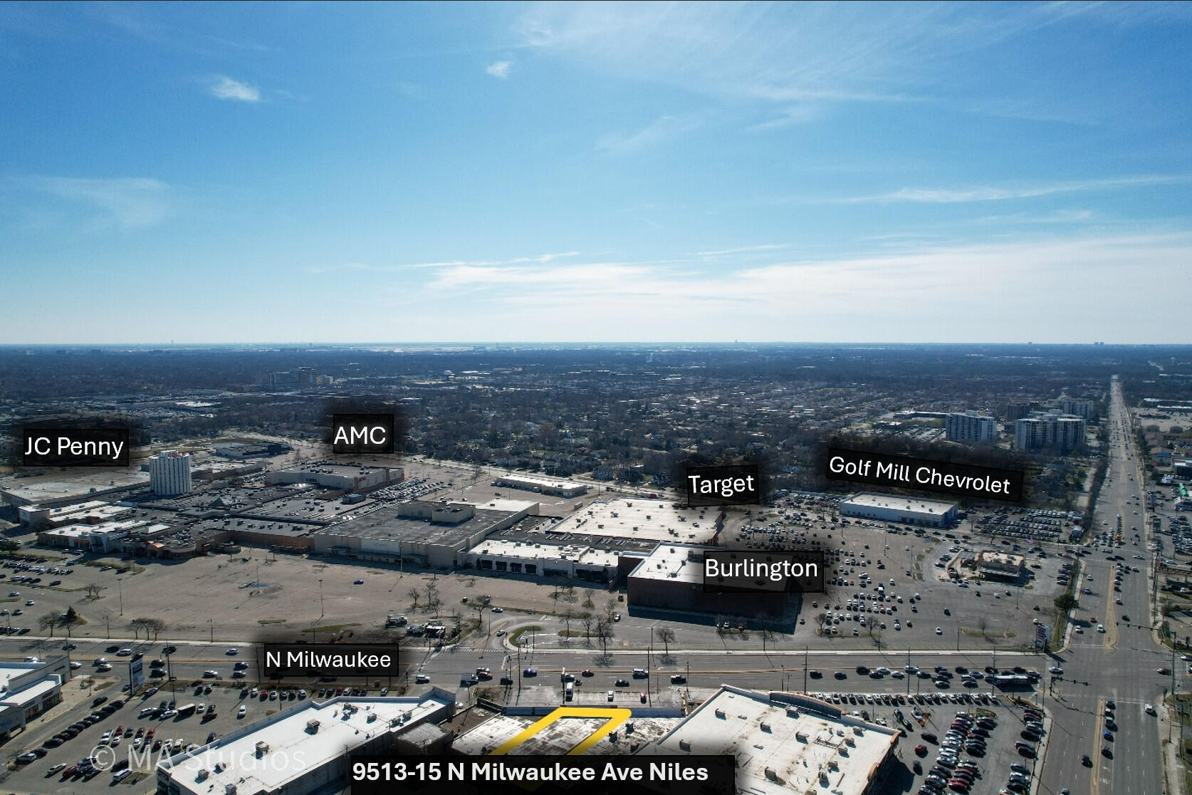 Retail Trade Area Aerial
